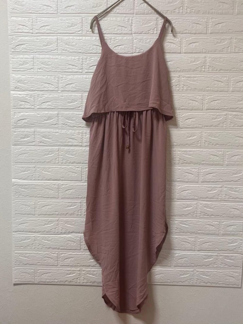 Nellorn Camisole Dress with Flared Hem Pink